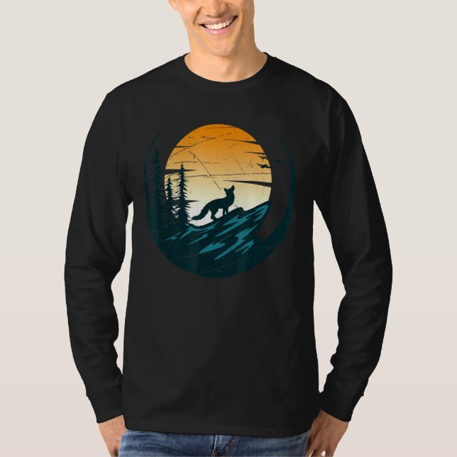 Camiseta Natureza Selvagem Animais Solares Florestas Exteri (Frente)