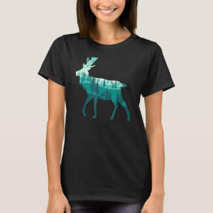 Camiseta Natureza Selvagem Animais Vivos Floresta Exterior 
