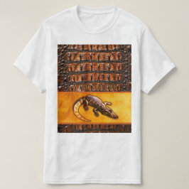 Camiseta NATUREZA SELVAGEM - Coleção de design CROCODILE-DI