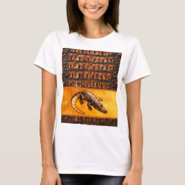 Camiseta NATUREZA SELVAGEM - Coleção de design CROCODILE-DI