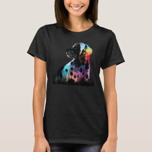Camiseta Natureza Selvagem Colorida Cão-de-Água Português