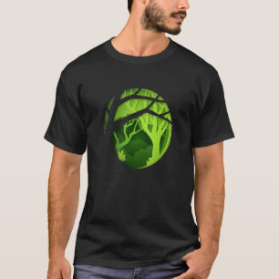 Camiseta Natureza Selvagem Efeito Selvagem Conservação Natu