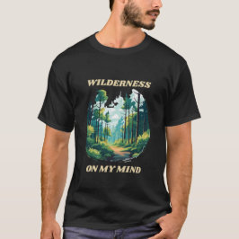 Camiseta Natureza Selvagem No Meu Explorador De Mentes