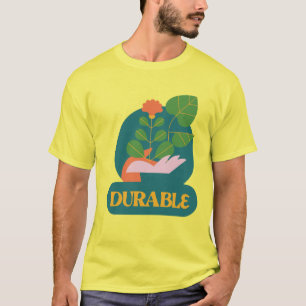 Camiseta Natureza sustentável durável.