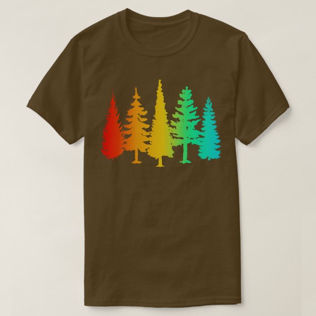 Camiseta Natureza vívida e intensa (Frente do Design)