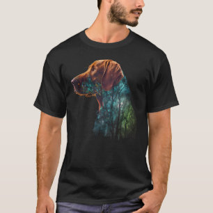 Camiseta Natureza Vizsla, Natureza Selvagem Colorida Reflex