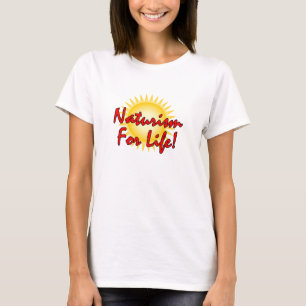 Camiseta Naturista - Naturismo Para A Vida