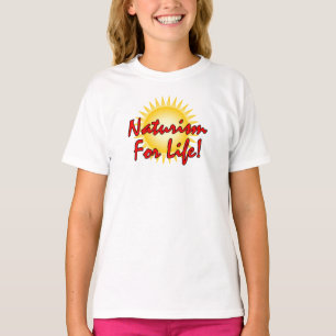 Camiseta Naturista - Naturismo Para O Topo Do Tanque De Vid