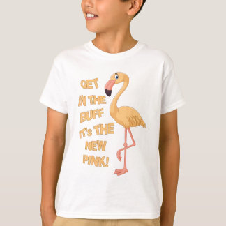 Camiseta Naturista/Nudista, Buff Flamingo