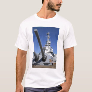 Camiseta Nau de guerra USS Alabama no Memorial da Nau de Gu