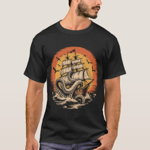 Camiseta Nau de Pirata Polvo Gigante