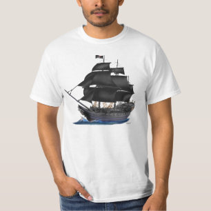CAMISETA NAU DE PIRATA PRETO