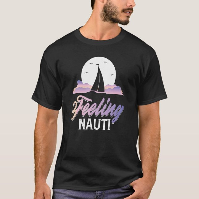 Camiseta Náucaso Náutico Pun Humoroso Pun Sailor Bo (Frente)