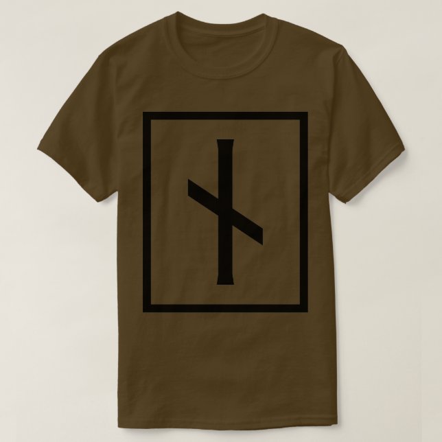 Camiseta Naudhiz Desire Norse Rune (Frente do Design)