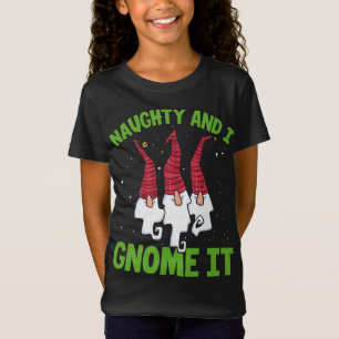 Camiseta Naughn E Eu Gnomo Nórdico Nau