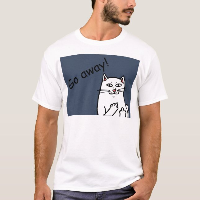 Camiseta Naughty Cat (Frente)