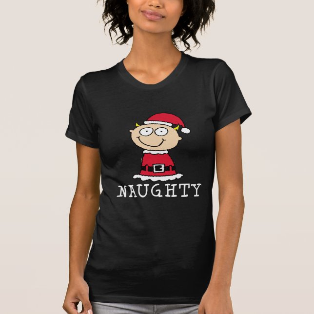 Camiseta Naughty Elf (Frente)
