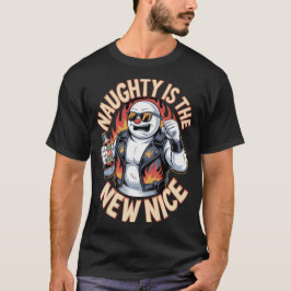 Camiseta Naughty Snowman Nice