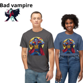 Camiseta Naughty vampire, Funny Vampire Guy Tee 