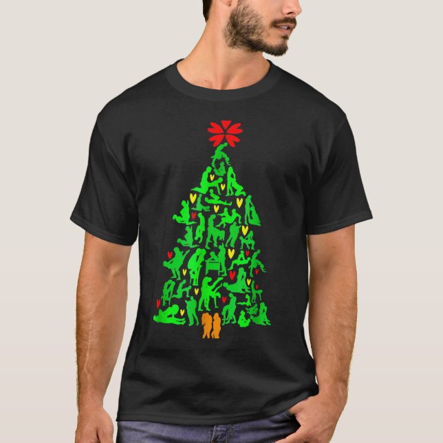 Camiseta Naughty Xmas Ornaments Kamasutra Adult Humor Chris (Frente)