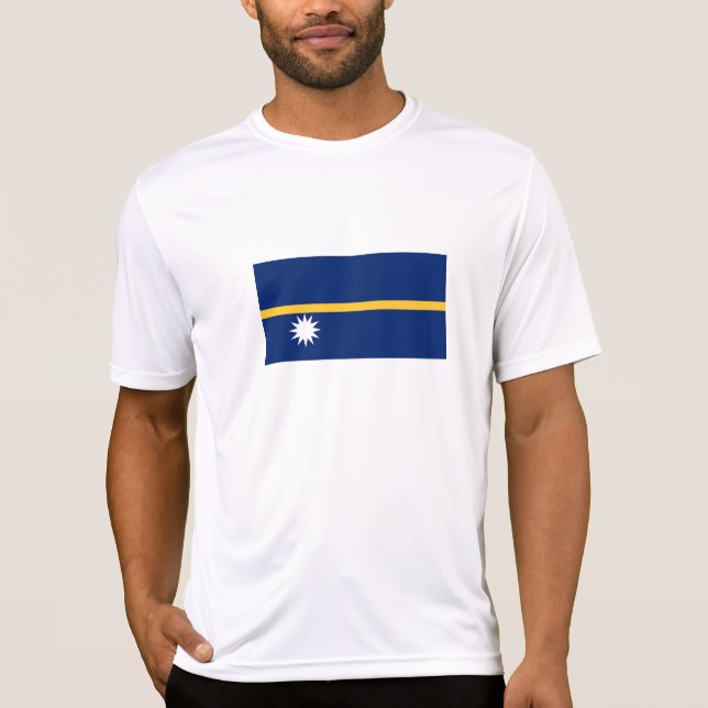 Camiseta Nauru Flag (Frente)