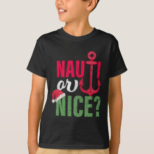 Camiseta Nauti Ou Bonzinho Papai Noel Natal Engraçado Em Ju