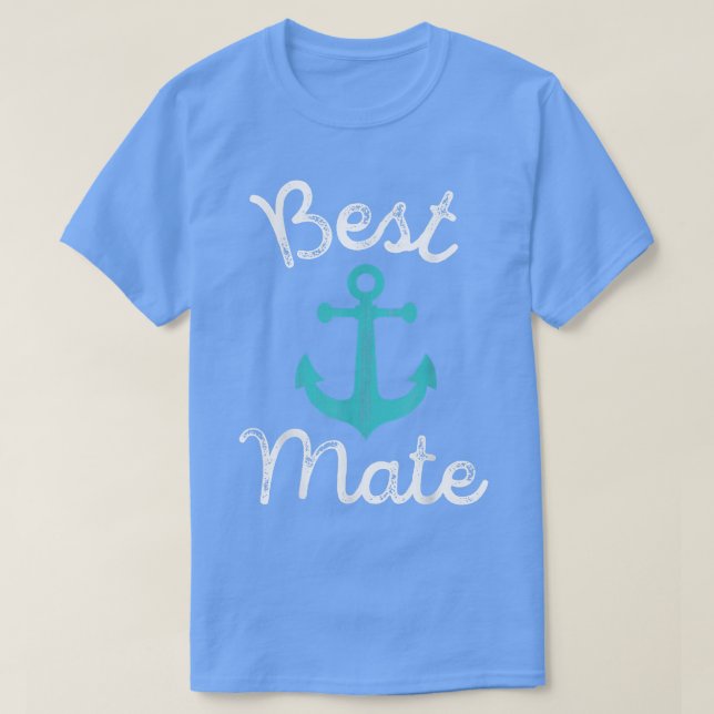 Camiseta Nautical Wedding Bride Grooms Man & Groomsmen Gift (Frente do Design)