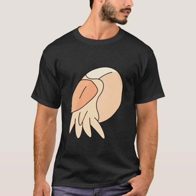 Camiseta Náutilo Debaixo D'água Cefalópode Diversão (Frente)
