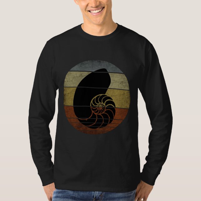 CAMISETA NÁUTILO RÚSTICO VINTAGE (Frente)
