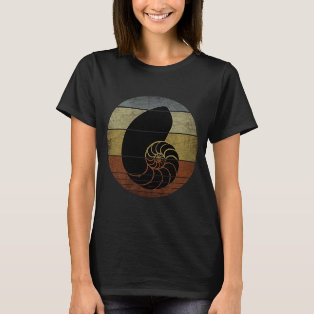 CAMISETA NÁUTILO RÚSTICO VINTAGE (Frente)