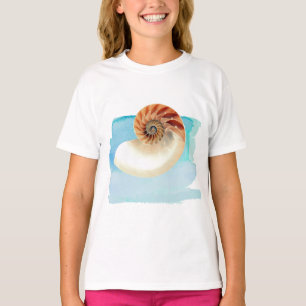 Camiseta Nautilus Seashell e Sand