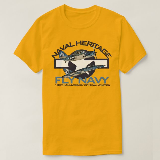 CAMISETA NAVAL HERITAGE (Frente do Design)