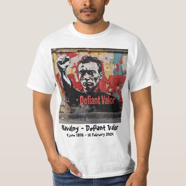 Camiseta Navalny - Defiant Valor (Frente)