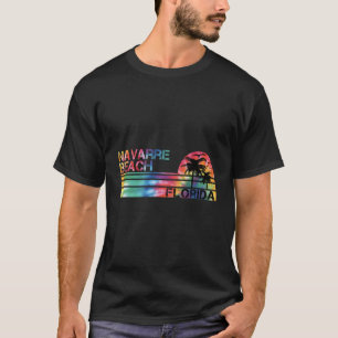 Camiseta Navarre Beach Florida Tie Dye Vintage Inspirou Str