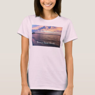 Camiseta Navarre Beach Magic Hour Purple Sunset 3/4 Capa