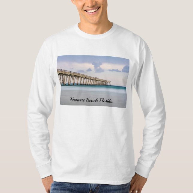 Camiseta Navarre Beach Pier Long-leeve Shirt (Frente)