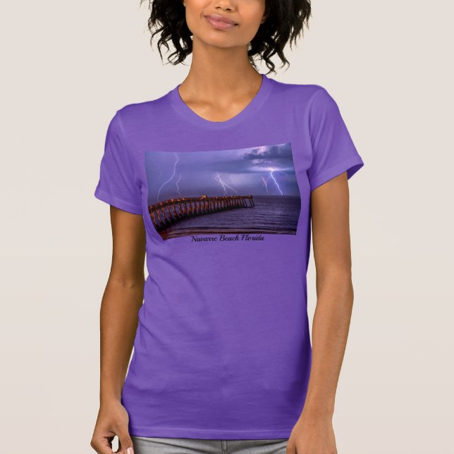 Camiseta Navarre Florida Lightning Storm T-Shirt (Frente)