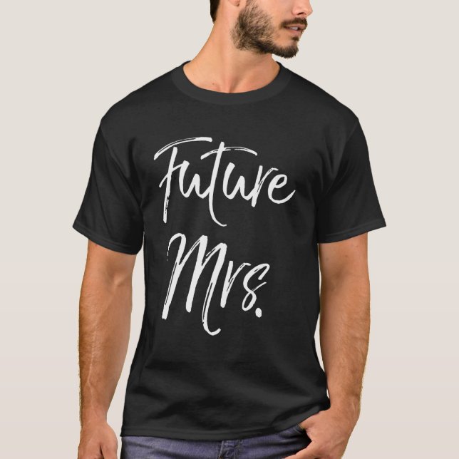 Camiseta Nave De Casamento Para O Futuro Da Fidelidade Sra. (Frente)