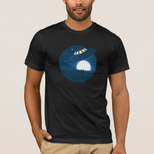 Camiseta Nave espacial alienígena pousando