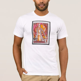 Camiseta Nave espacial de Vostok no selo 1969 de URSS do