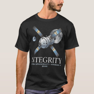 Camiseta Nave Espacial Integrity Orion Artemis Ii 2026 Espa