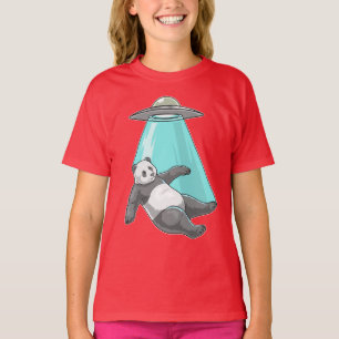 Camiseta Nave Espacial Panda