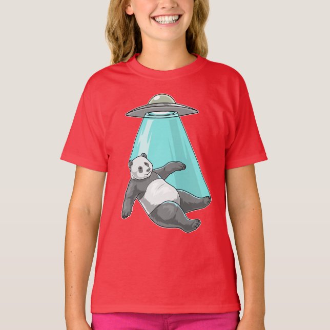 Camiseta Nave Espacial Panda (Frente)