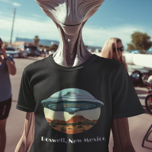 Camiseta Nave Espacial UFO Roswell Novo México