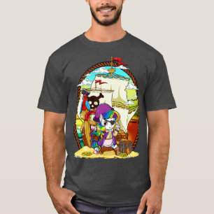 Camiseta Nave Mágica do Partido Pirata do Unicórn