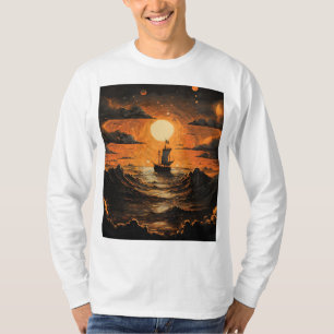 Camiseta Navegação à noite