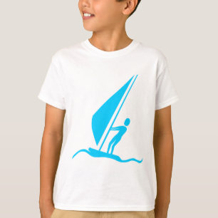 Camiseta Navegação - Azul-céu