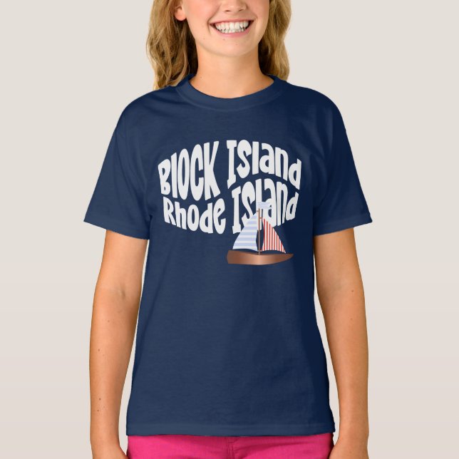 Camiseta Navegação em Ilha Block (Frente)
