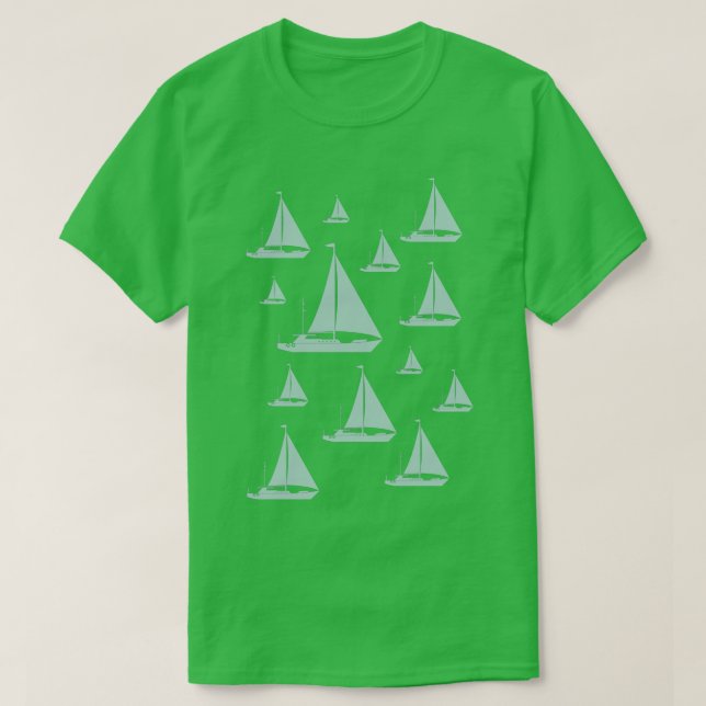 Camiseta Navegação em veleiro 2 (Frente do Design)