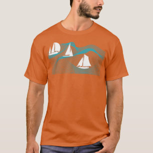 Camiseta Navegação em veleiro Oceano Hobby